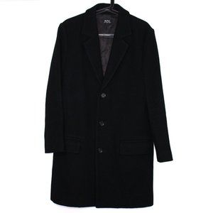 APC Mens XS Wool Blend Trench Coat B906